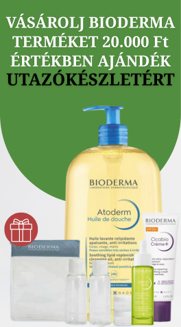 20.000 Ft feletti Bioderma termék vásárlása mellé ajándék utazókészlet