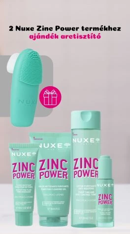 2 Nuxe Zinc Power termékhez ajándék arctisztító