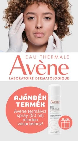 Ajándék Avène termálvíz spray (50 ml) minden vásárláshoz!