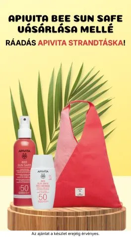 Apivita Bee Sun Safe vásárlása mellé ajándék strandtáska
