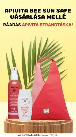 Apivita Bee Sun Safe vásárlása mellé ajándék strandtáska