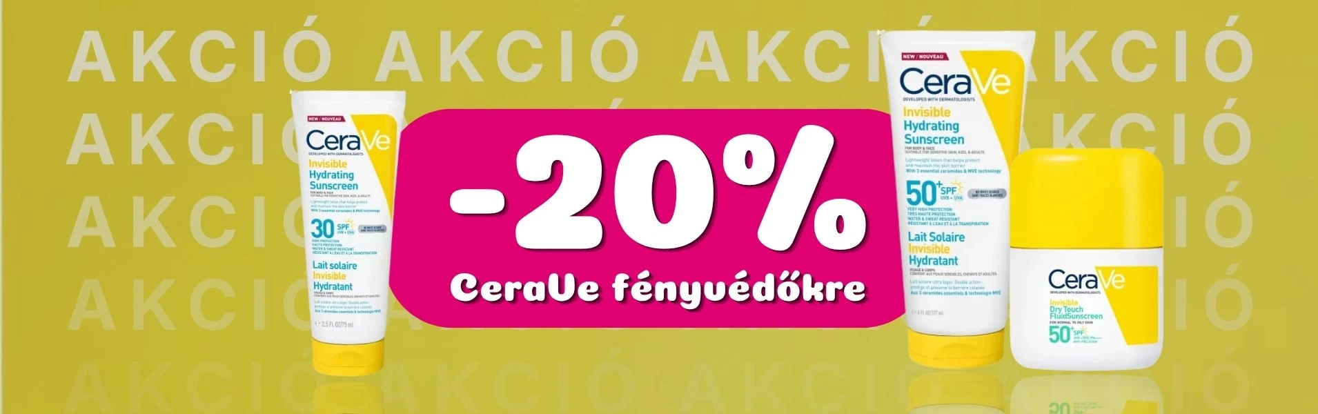 -20% CeraVe fényvédőkre!