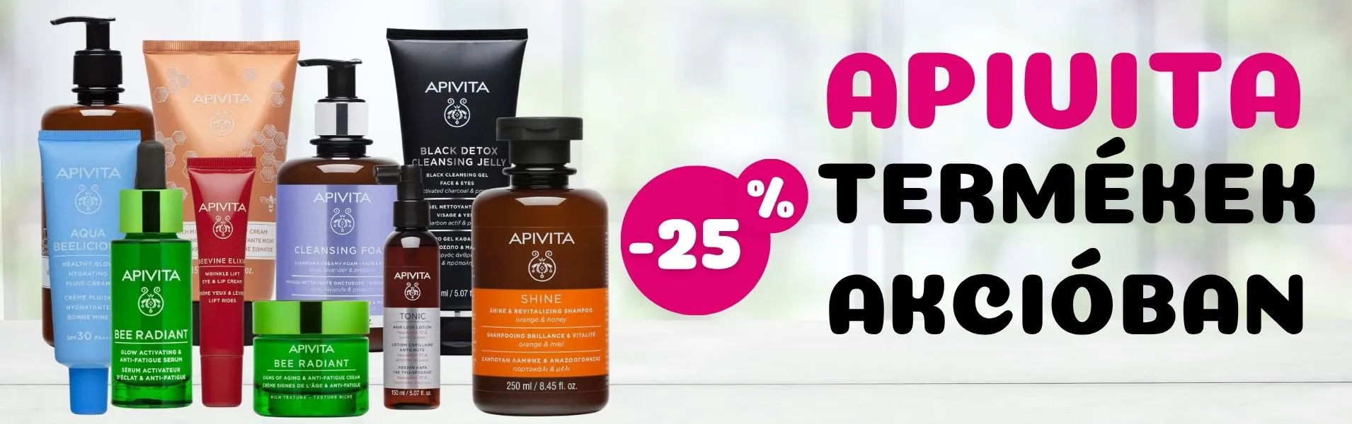 Apivita termékekre -25% kedvezmény!