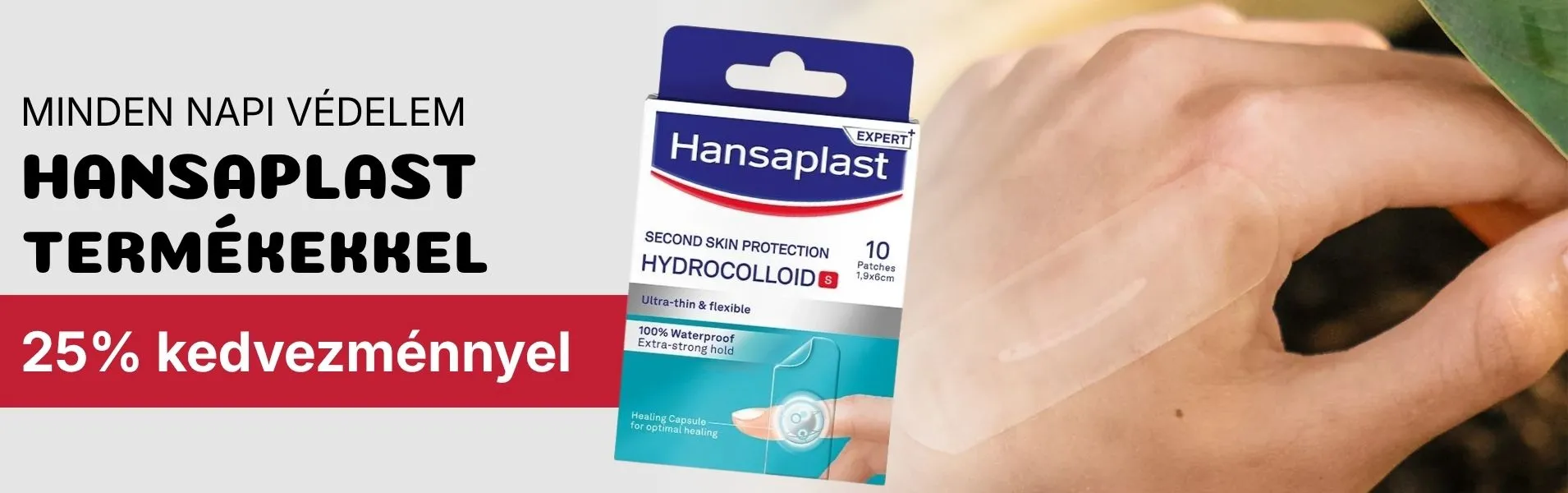 Hansaplast termékek a mindennapi sérülésekre!