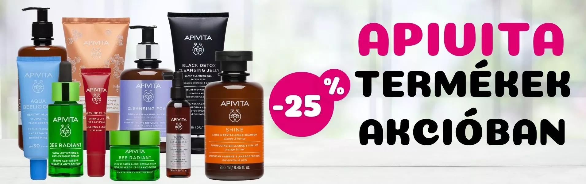 Apivita termékekre -25% kedvezmény!