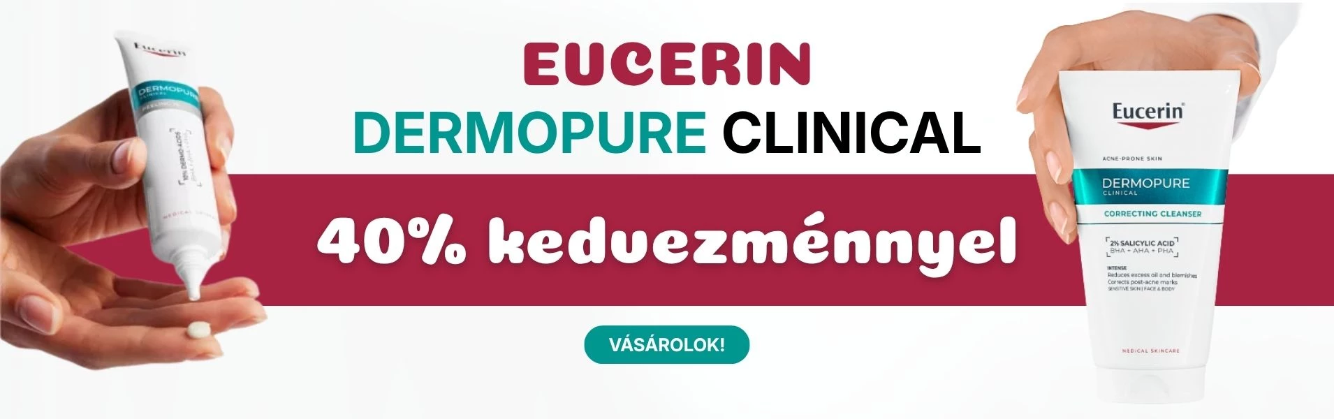Dermopure termékekre -40% kedvezmény