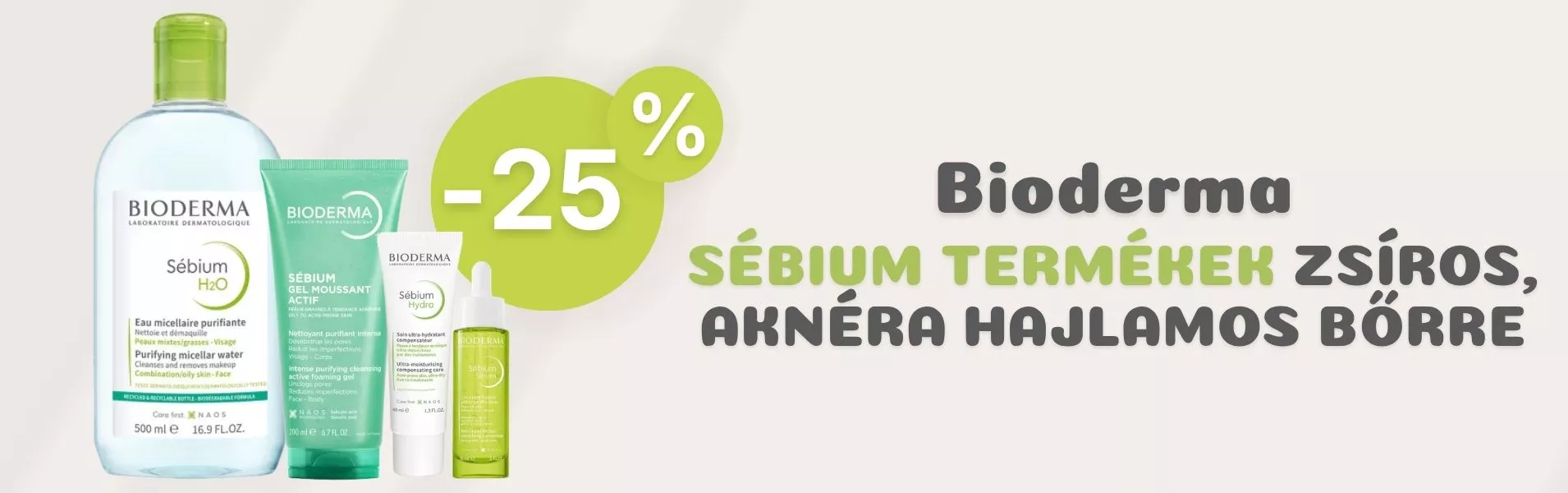 Bioderma Sébium termékek akcióban!