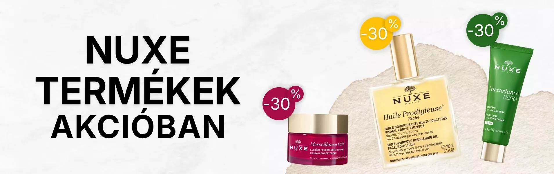 Nuxe termékek akcióban!