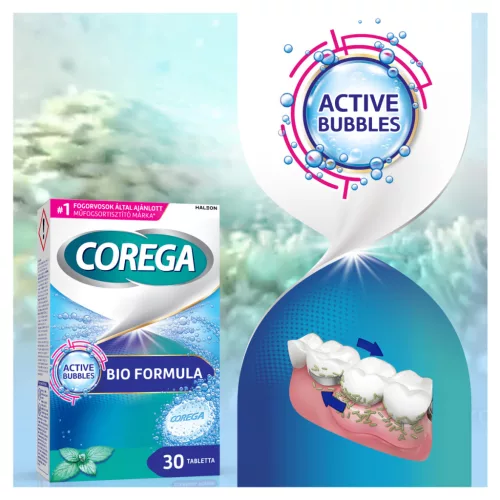 Corega műfogsortisztító tabletta 30x
