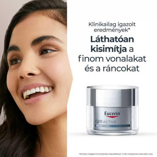 Eucerin Q10 ACTIVE Ránctalanító éjszakai arckrém 50ml
