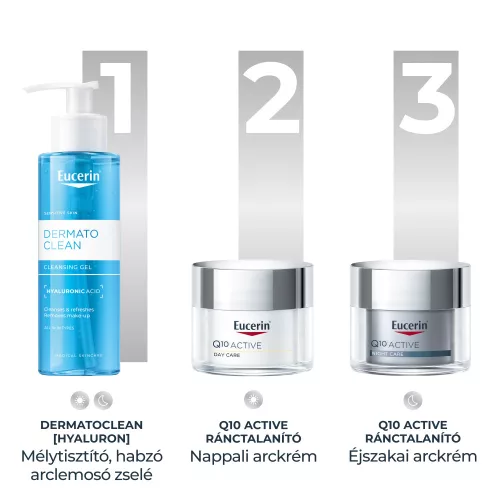 Eucerin Q10 ACTIVE Ránctalanító éjszakai arckrém 50ml