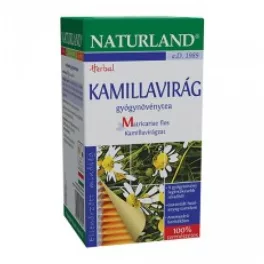 Naturland Kamillavirág tea filteres 25x1g