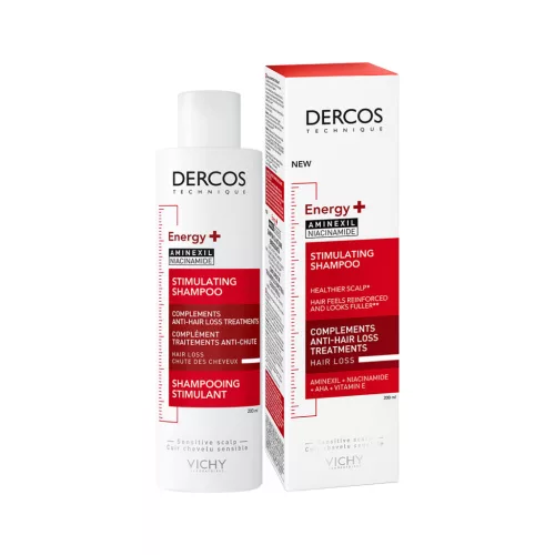 VICHY Dercos Energy+ Energiát adó sampon hajhullás ellen 200ml