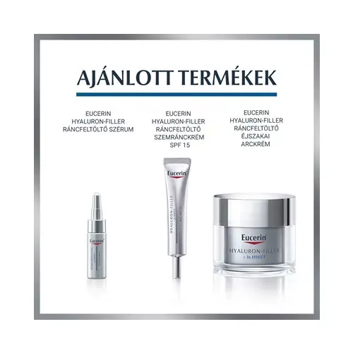 Eucerin Hyaluron-Filler Ráncfeltöltő nappali arckrém száraz bőrre 50ml