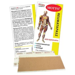 Motto tapasz sárga 2x