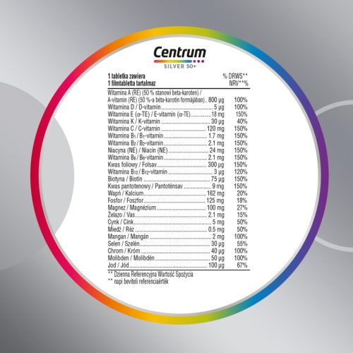 Centrum Silver 50+ A-Z-ig filmtabletta 100x