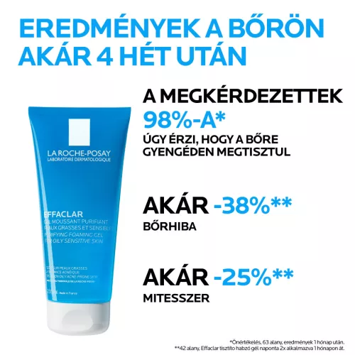 La Roche Posay Effaclar habzó arctisztító gél 200ml