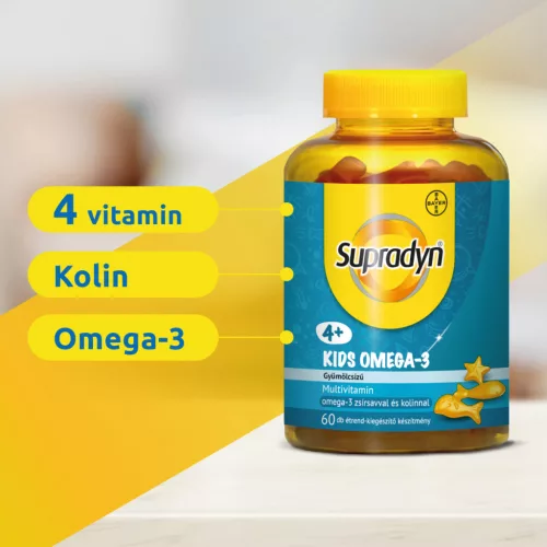 Supradyn Kids Omega 3 gumivitamin 60x