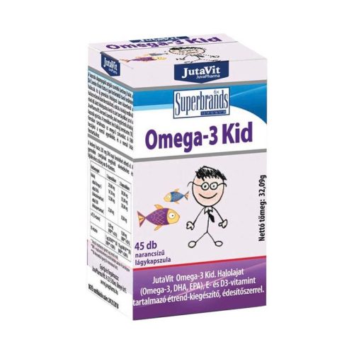 JUTAVIT OMEGA-3 KID RAGOKAPSZULA 45X