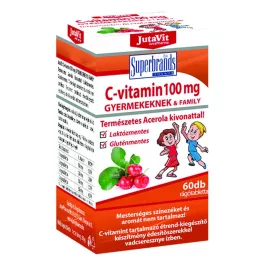   JutaVit C-vitamin 100 mg Gyermekeknek Acerola kivonattal tabletta 60x