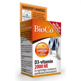 BioCo D3-vitamin 2000 NE tabletta 100x