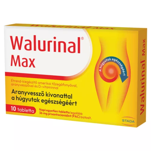 Idelyn Walurinal Max aranyvesszővel tabletta 10x