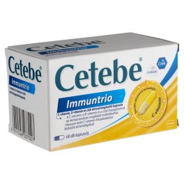   Cetebe Immuntrio C-vitamin, D-vitamin és cink étrend-kiegészítő kapszula 60 db 
