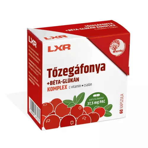 LXR Tőzegáfonya+ Béta-Glükán Komplex kapszula 60x