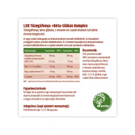 LXR Tőzegáfonya+ Béta-Glükán Komplex kapszula 60x