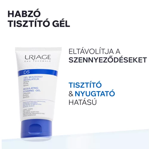 Uriage D.S. Hair Habzó gél  seborrhoeás bőrre 150ml