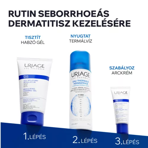 Uriage D.S. Hair Habzó gél  seborrhoeás bőrre 150ml