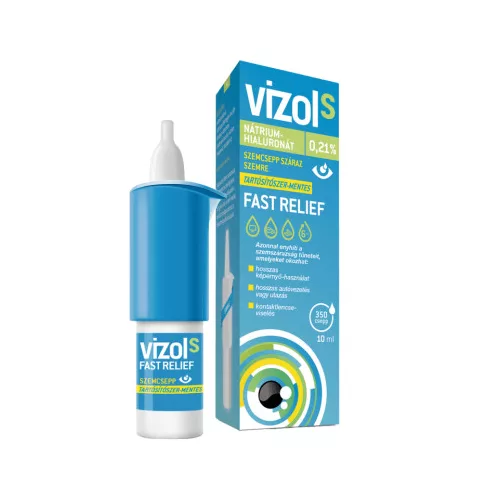 Vizol S 0,21% oldatos szemcsepp száraz szemre 10ml