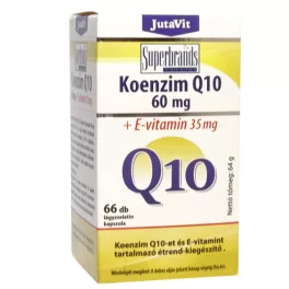 JutaVit Koenzim Q10 60mg+35 mg E-vitamin kapszula 66x