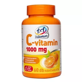   VitaPlus 1x1 Vitaday C-vitamin 1000 mg rágótabletta narancs ízű 60x