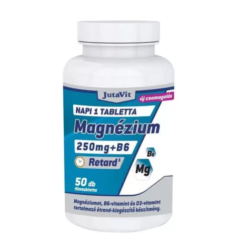 JutaVit Magnézium+B6+D3 tabletta 50x