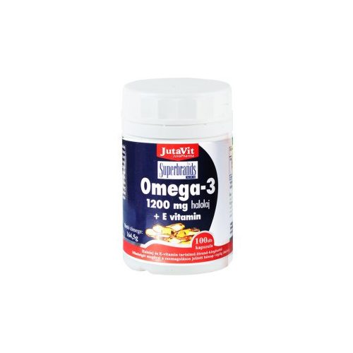 JUTAVIT OMEGA-3 HALOLAJ 1200MG+E KAPS. 100X UJ!!