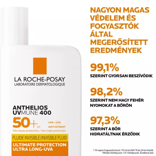 La Roche Posay Anthelios UVMUNE 400 Napvédő fluid SPF50+ 50ml