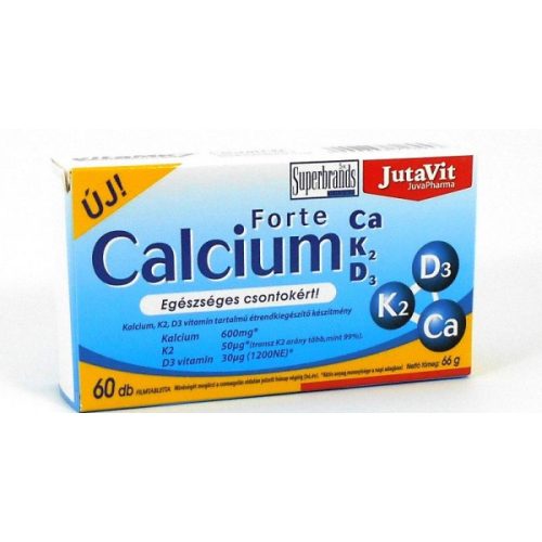 JUTAVIT CALCIUM FORTE CA/K2/D3 TABL. 60X