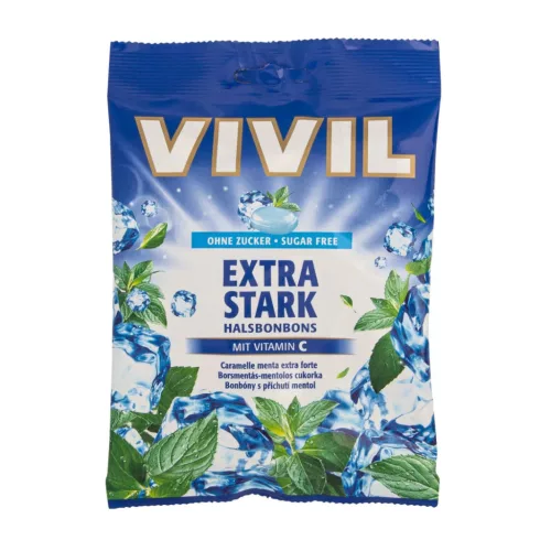 Vivil cukorka - extra erős borsmenta 60g