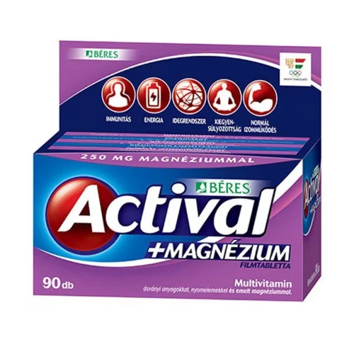 Béres Actival Plus Magnézium Filmtabletta 90x