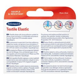 Salvequick textil szalag sebtapasz 75cmx6cm