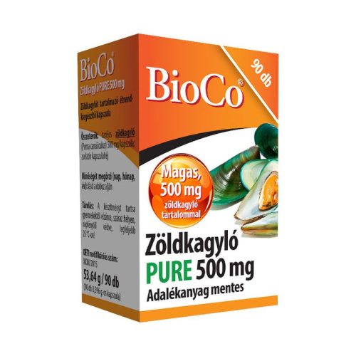 BIOCO ZOLDKAGYLO PURE 500MG KAPSZ. 90X