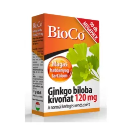 BIOCO GINKGO KIVONAT 120MG TABL. 90X
