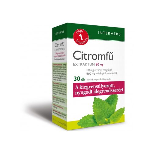 INTERHERB NAPI 1 CITROMFU EXTR.KAPSZ. 30X