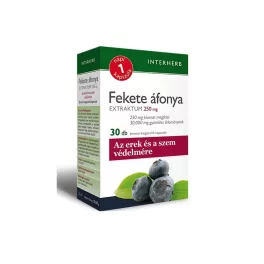 Interherb NAPI1 Fekete áfonya Extraktum 250 mg 30x
