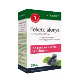 Interherb NAPI1 Fekete áfonya Extraktum 250 mg 30x