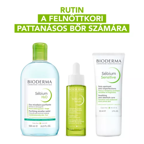 Bioderma Sébium H2O arc- és sminklemosó 500ml
