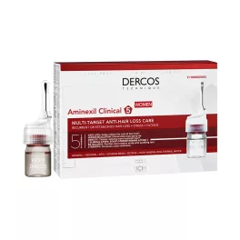   VICHY Dercos Aminexil Clinical 5 Hajhullás elleni ampulla nőknek 21 ampulla