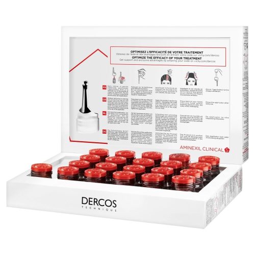 VICHY Dercos Aminexil Clinical 5 Hajhullás elleni ampulla nőknek 21 ampulla