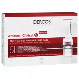   VICHY Dercos Aminexil Clinical 5 Hajhullás elleni ampulla nőknek 21 ampulla